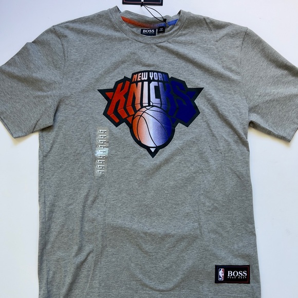 Boss Other - Boss mens Grey T-Shirt with Knicks Logo